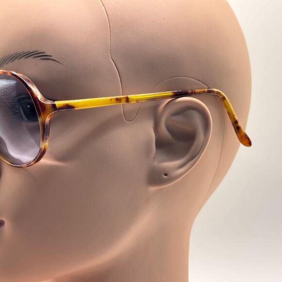 Vintage Ralph Lauren 523 Eyeglasses | Tortoise Frames | New Blue Lenses | 1980s main image 7